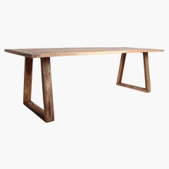 RECYCLED TEAK TABLE U LEG 200 